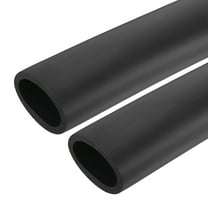 2pcs 0.3 Meter Pipe Insulation Tube 2"(50mm) ID 2 1/2"(64mm) OD Foam Tubing for Handle Grip Support, Black