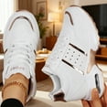 thumbnail image 6 of Women's Platform Sneakers Wedges  Lace Up Shoes Increase Fashion Sneakers for Womens Girls, 6 of 6