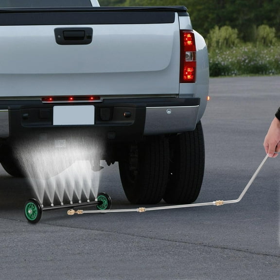 Under Car Cleaner, 2-in-1 Pressure Washer Attachment, 7-Nozzle Spray Head, 4000 PSI, with 5in Wheels, for Vehicles & Driveways