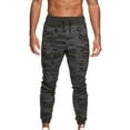 thumbnail image 2 of YUHAOTIN Men's Sweatpants with Pockets 3 Pack Cotton Men's Fitness Casual Mid Waisted Trousers Zipper Pocket Camouflage Sports Pants,Grey, 2 of 7