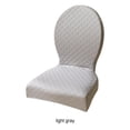 thumbnail image 4 of Naiovety Funda para silla de comedor elegante, elástica, suave y fácil de limpiar, 80, excelente mano de obra, fundas para taburete Decoración del hogar gris claro, 4 of 6