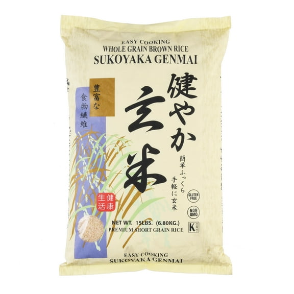 Shirakiku Brand Sukoyaka Brown Rice, Gluten-Free