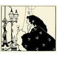 thumbnail image 2 of Beardsley, Aubrey 23x20 White Modern Wood Framed Museum Art Print Titled - Yellow Book 1894 Vol.3 - Front cover, 2 of 4