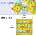thumbnail image 6 of Coolnut Easter Cloth Napkins 1PCS,Easter Eggs and Cute Chicks Soft and Skin Friendly Dinner Napkins Washable for Dinner, Hotel,Reunion,BBQ Party, 6 of 7