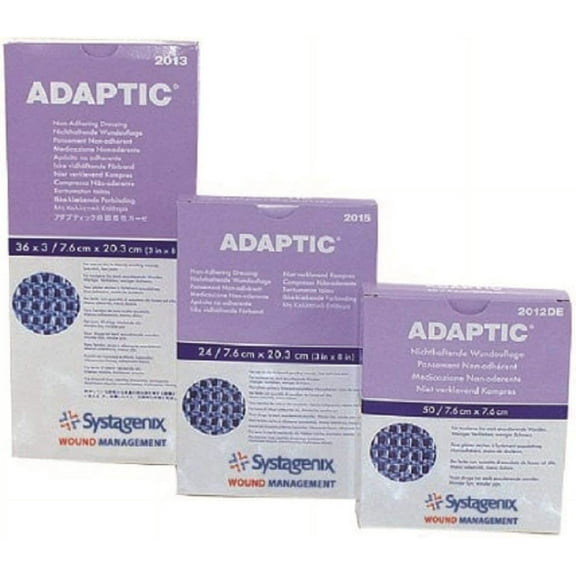 ADAPTIC Non-Adhering Dressing, DRS Non-Adh Strl 3 X 8 - Box of 24