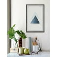 thumbnail image 3 of Parvez Taj Blue Triangle Magic Framed Wall Art, 3 of 6