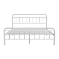 thumbnail image 3 of Novilla Metal King Size Bed Frame - Modern Minimalist Victorian Style with Headboard, 3 of 7