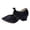 Black, variant on Women Middle Heels Professional Ladies Dance Shoes Elegant Design Suitable For Dancing Prom Ballroom Latin And Ballet Various Dance Scenes ,Us Size:7.5