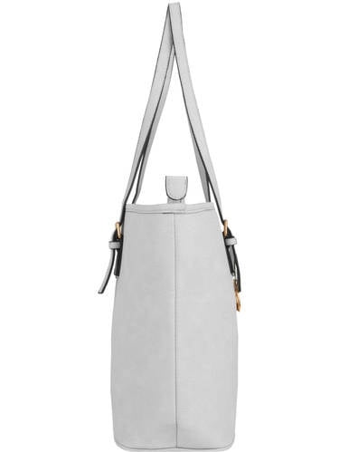Gwen Women's Leatherette Studded Tote Shoulder Bag fits tablets and laptops (up to 13, 13.3 inches)