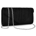 thumbnail image 1 of Monedero de noche TINDTOP para mujer con sobre negro, 1 of 7