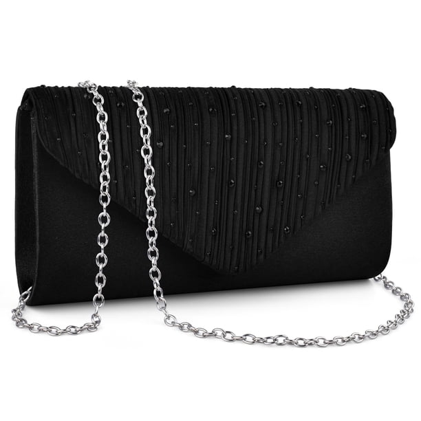 Monedero de noche TINDTOP para mujer con sobre negro