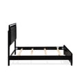 thumbnail image 5 of Pemberly Row 3-Piece Traditional Wood Queen Bedroom Set in Black, 5 of 5
