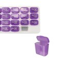 thumbnail image 2 of Removable Keyboard Shape Medicine Pill Case 31 Grids Monthly Pill Box Tablet Dispenser Container Pill Organizer, 2 of 5