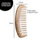 thumbnail image 2 of Peine de dientes anchos, peine de dientes anchos de sándalo extra grande, peine de sándalo desenredante para cabello rizado y seco, antiestático, 2 of 5