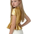 thumbnail image 3 of Disfraces de Niños Niños Primavera Y Verano Festival de Color Sólido Carnaval Fiesta Performance Cuello Redondo Camiseta Top para Niños Disfraz de Niño Pequeño, 3 of 5