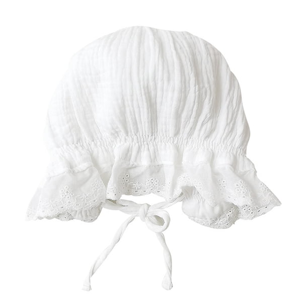 1 sombrero para el sol para niña, clásico, elegante, con encaje, resistente al viento, con cuerda, para verano.