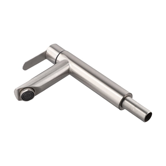 BCLONG 304 Stainless Steel Single Cold Basin Faucet Deck Mount Bathroom Sink Water Taps