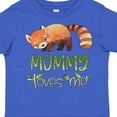 thumbnail image 4 of Inktastic Mommy Loves Me Cute Red Panda Boys or Girls Toddler T-Shirt, 4 of 5