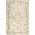 thumbnail image 6 of Rugs USA Spindle Medallion Wool and Cotton Area Rug, 2' 6" x 8', Runner, Spindle Khaki, 6 of 8