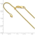 thumbnail image 6 of Avariah Diamonds 10K Yellow Gold Adjustable 1.6mm Wheat Chain - 22"- Made In Italy, 6 of 9