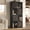 Black2, variant on Timagebreze 71" High Diamond Accent Bookshelf ,6-Tier Bookcase with 17 Open Display Shelves for Bedroom,Home Office,Black,46.7"*9.4"*71"