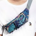 thumbnail image 3 of Fanny Pack, Waist Bag Water Resistant Durable Outdoor Lightweight Crossbody Daypack for Women Men - Tropical plants, 3 of 5