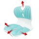 thumbnail image 5 of Cojín de silla corrector de postura cojín de corrección lumbar ergonómico para oficina ANGGREK Otros, 5 of 8