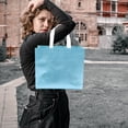 thumbnail image 4 of 6 Pcs Sacs de Courses Portables Réutilisables Sacs Cadeaux Colorés Sacs d'Emballage avec Poignées pour Fête, 4 of 8