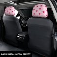 thumbnail image 3 of Kdxio Strawberry And Heart Pattern Print 2 Piece Car Head Rest Covers Set Auto Front/Rear Seats Headrest Cover Universal Fit Most Cars,Sedan, SUV, 3 of 9
