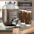 thumbnail image 3 of NutriChef 1 Gallon Glass Coffee Maker Wide-Mouth Authentic Mason Jar, Cold Brew Coffee Maker, 3 of 8