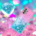 thumbnail image 4 of Funda para Samsung Galaxy A32 4G Transparente con Brillos Carcasa Protectora Antigolpes con Glitter Brillante, 4 of 5