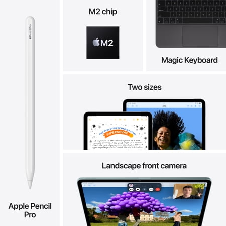 Apple 13-inch iPad Air Wi-Fi + Cellular 512GB, Purple - Walmart.com