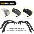thumbnail image 2 of Nilight Off-Road Fender Flares Kit for Jeep Wrangler, Black, 32.3 lbs, 4 Pieces, 2 of 7