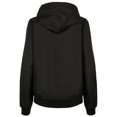 thumbnail image 3 of Build Your Brand - Chaqueta Windrunner Dos Tonos para Mujer (Negro), 3 of 3