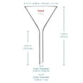 thumbnail image 4 of StonyLab Borosilicate Glass Heavy Wall Funnel, 100ml Capacity, Short Stem, 100mm Diameter, 2-Pack, 4 of 8
