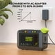 thumbnail image 5 of MARBERO Estación de energía portátil de 88 Wh para camping, batería de litio, generador solar de carga rápida con salida de CA, banco de energía máxima de 120 W (panel solar opcional) para respaldo en, 5 of 5