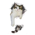 thumbnail image 2 of Pegatina para Inodoro de Gato de Dibujos Animados, Mural para Asiento de Inodoro, Pegatina Divertida para Tapa de Inodoro Impermeable, Pegatina Divert 19cmx32cm, 2 of 8