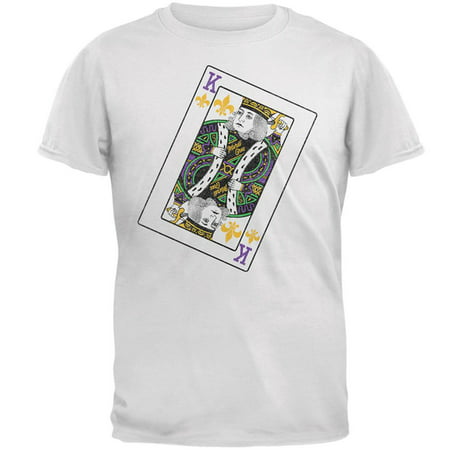 King of Mardi Gras Card Mens T Shirt