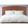 thumbnail image 2 of Belmont Home Estern 78.5" Banana Leaf Panel Headboard in Honey/Dark Brown, 2 of 11