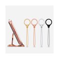 thumbnail image 2 of 2 in 1 Metal Cell Phone Lanyard Finger Ring Multifunction Mobile Phone Holder-Rose Gold, 2 of 5