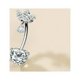 thumbnail image 4 of MesaSe Belly Button Ring Heart Belly Button Piercing Shiny Belly Button Jewelry Body Piercing, 4 of 6