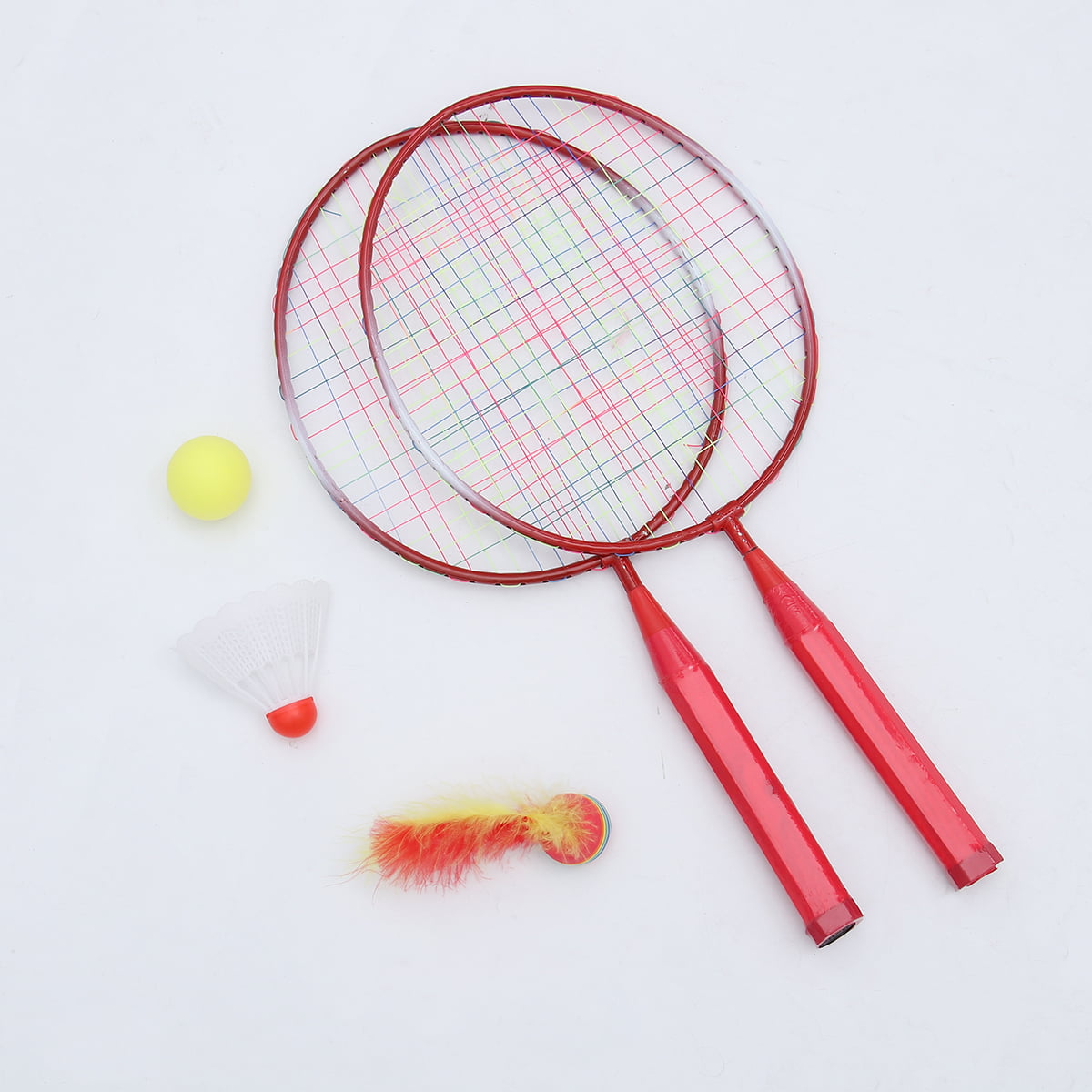 Kids 1 Set Colored Badminton Racket Beginner Training Outdoor Sports Leisure Toy 