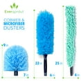 thumbnail image 5 of EVERSPROUT Duster 3-Pack | Hand-Packaged Cobweb Duster, Microfiber Feather Duster, Flexible Ceiling Fan Duster | Twists onto Standard 3/4 inch Threaded Poles (Pole Sold Separately)(Soft Bristles), 5 of 7