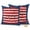 Blue, variant on 2 Pack Outdoor Waterproof Throw Pillow Covers,Rustic Patriotic Stars on Red White Stripe Decorative Patio Pillowcases for Chair Couch Sofa 16x16in