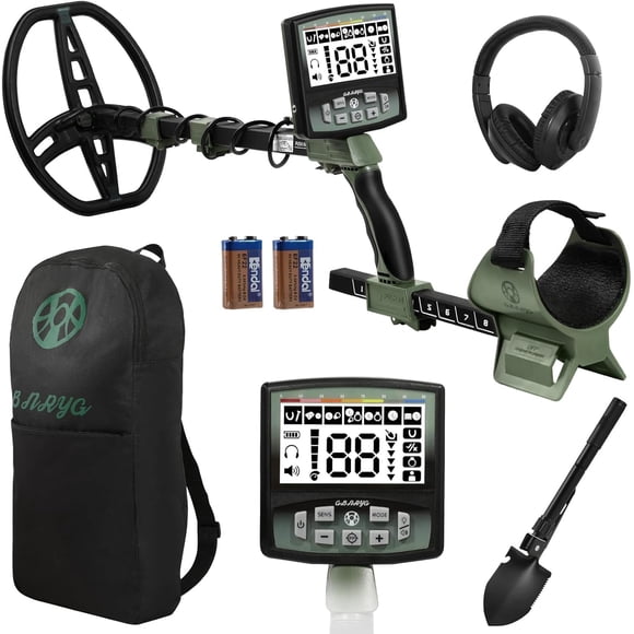 Detector de metales Gbnryg, 12 pulgadas, impermeable, 5 modos, chip DSP