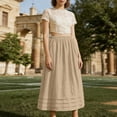 thumbnail image 5 of Edvintorg Midi Skirts for Women with Pockets Elastic High Waisted Skirt Womens Summer Skirts Trendy 2026, 5 of 6