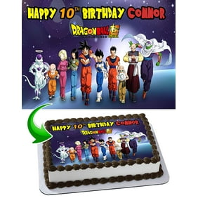 Dragon Ball Z Kakarot Yamcha Edible Cake Topper Image Abpid51872 8 In Round Walmart Com Walmart Com