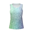 thumbnail image 5 of Goofa Beautiful Glitter Printed Womens Workout Tops for Women Sleeveless Yoga Shirts Athletic Running Tank Tops Sleeveless Gym Clothes Workout Apparel-X-Large, 5 of 9