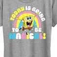thumbnail image 3 of SpongeBob SquarePants - Today Is Going To Be Magical - Women's Short Sleeve Graphic T-Shirt, 3 of 6