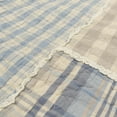 thumbnail image 5 of Donna Sharp Slate Cobblestone 2PC Twin Ragged Pieced Cotton Quilt Set, 5 of 8
